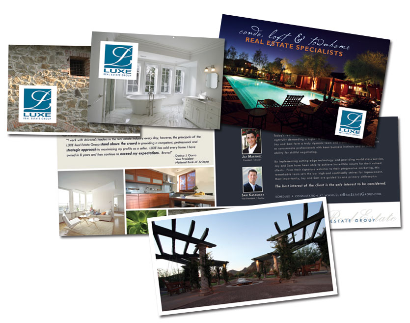 Luxe Real Estate Group Marketing Samples