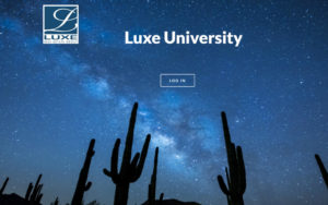 Luxe University Training Portal