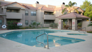 Pool at Villa Antigua Condominiums