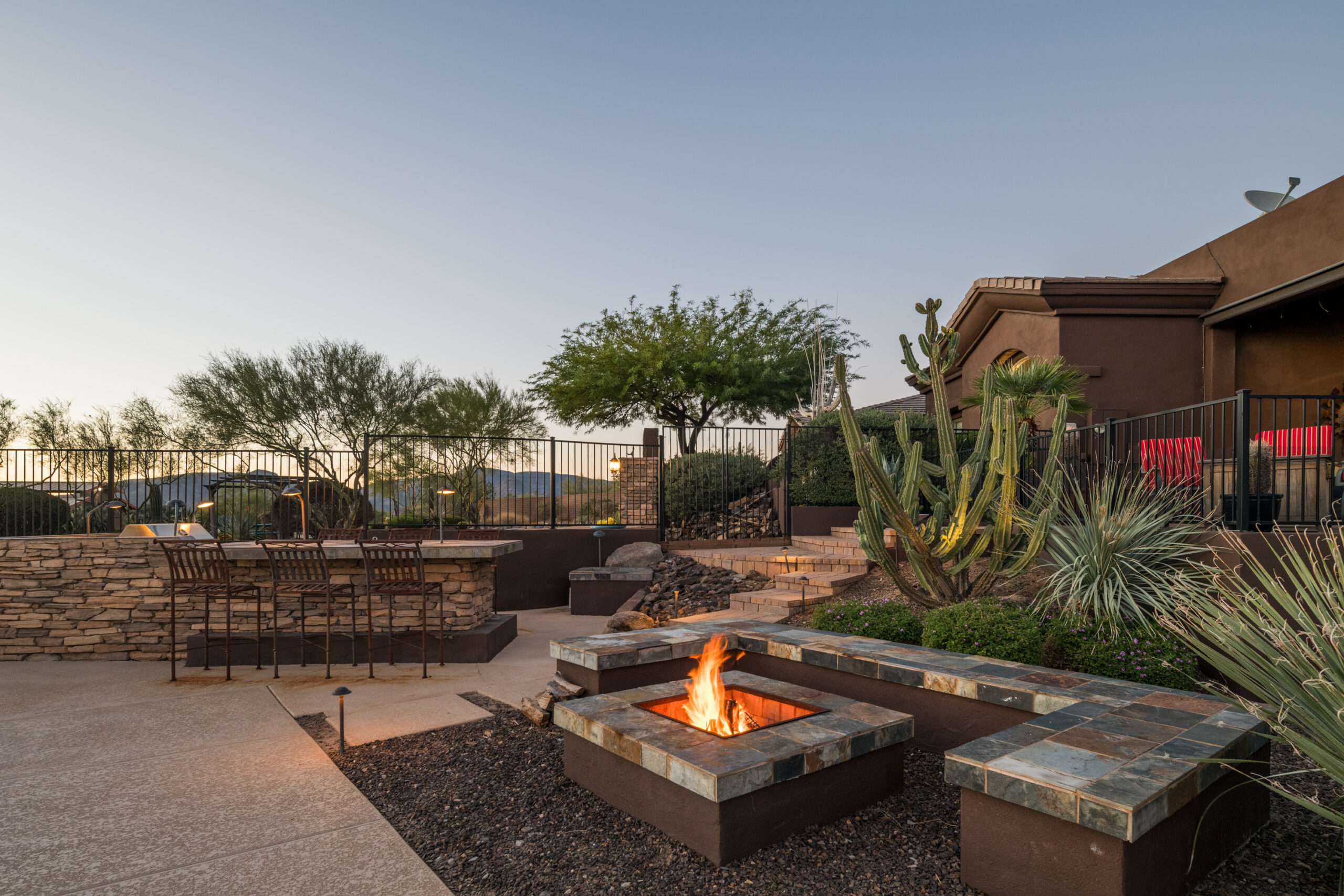 Firepit with Seating Area